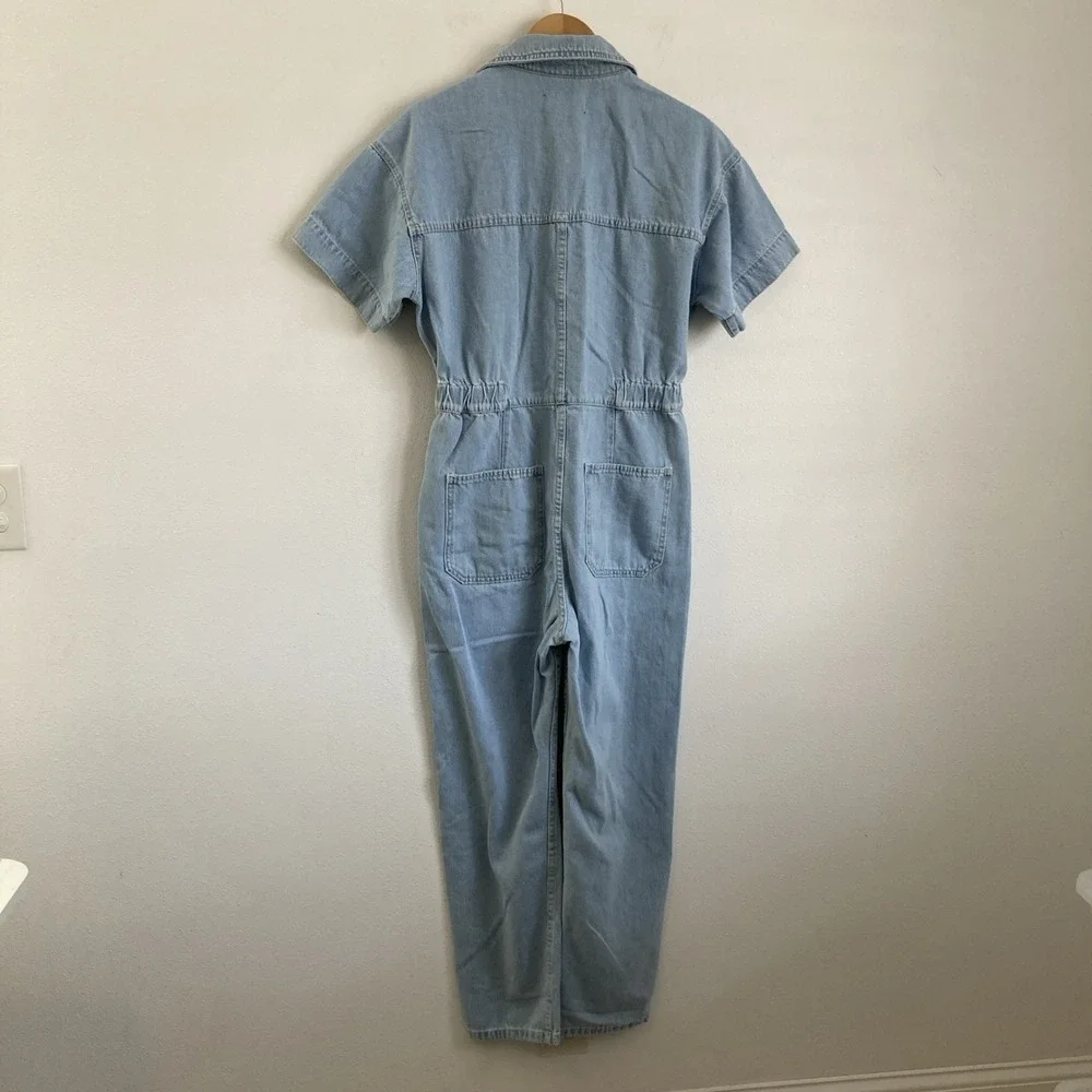 Free people We The Free Jumpsuit denim medium - Picture 5 of 7